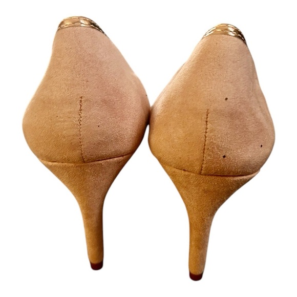 Journey Collection Kalani Elegant Gold Glitter Women's Heels sz 9 nwob - Picture 2 of 5